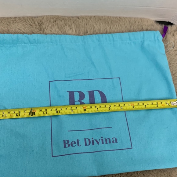 2 pcs bundle - Medium& Large teal Cotton-Canvas 100%washable dust bag -bundle - Picture 8 of 9